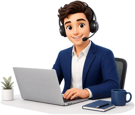 Consultor da Mauá Júnior atendendo empresas para diagnóstico gratuito